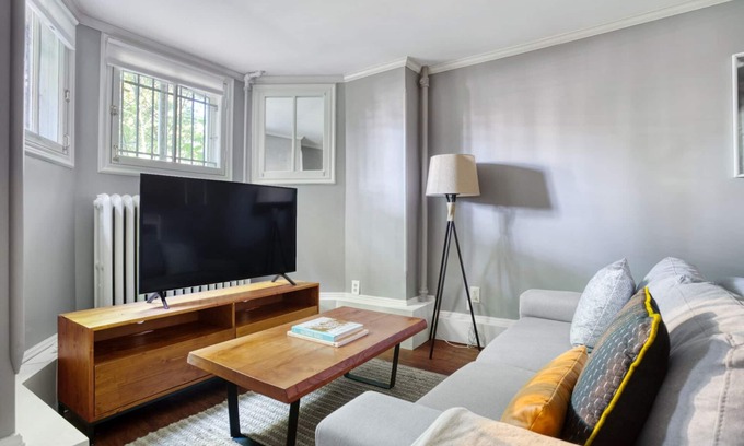 Logan Circle Apartment | Chic Logan Circle 1BR w/W/D, walk to Metro + 14th St, by Blueground