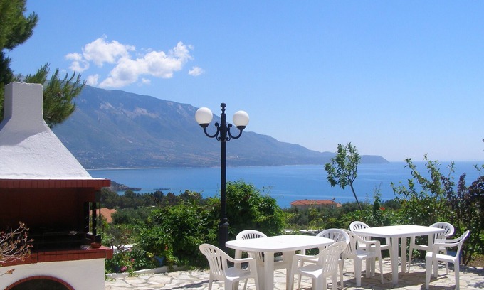 Spartia Villa | Christina Villas 1 - Self-catering Villa in Kefalonia with amazing view sea