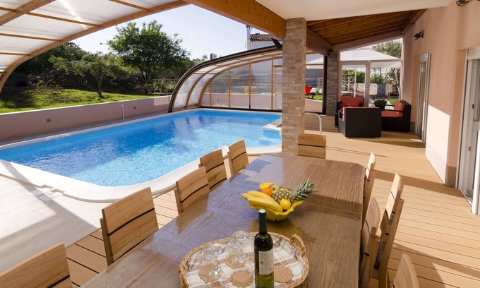 Slatine Villa | Čiovo- villa with a heated pool- all year vacation