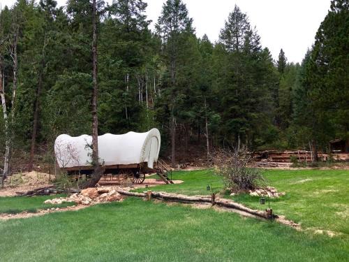 Alton House | Classic Conestoga Wagon Ideal for a Glamping Getaway near Bryce Canyon, Utah