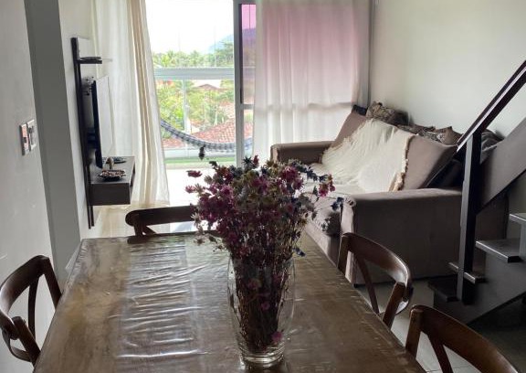 Saco da Ribeira Apartment | Cobertura 3 dormitórios, 2 vagas, churrasqueira, Wi-fi free, Lázaro Ubatuba