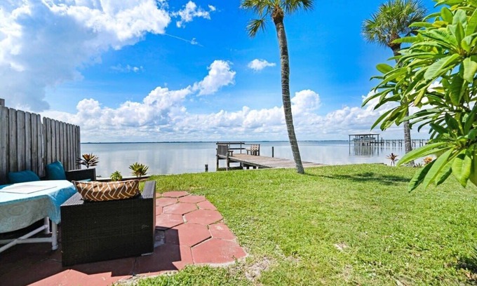 Orlando Beach Apartment | Cocoa Beach Waterfront Dream, Private Pier!