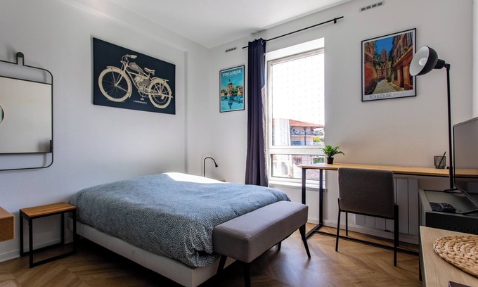 Compans-Caffarelli Apartment | Cocon Moderne Compans Caffarelli - Métro, Charme & Confort