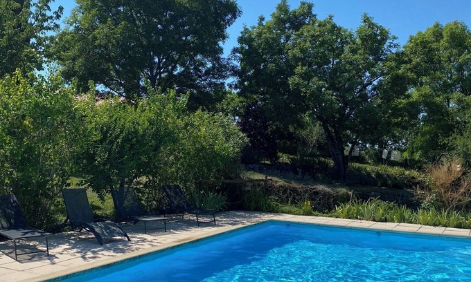 Bagat-en-Quercy House | Comfortable house in the heart of the Quercy region, with swimming pool, pets welcome.