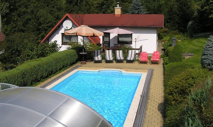 Mirova pod Kozakovem House | Comfortable house in Bohemian Paradise with swimming pool, internet