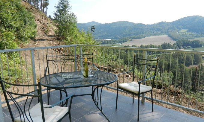 Nedvedice House | Comfortable villa in Nedvedice with private garden