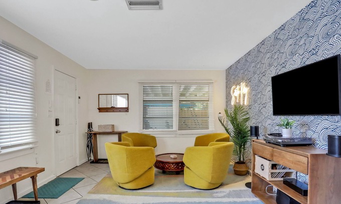 Bay Isle House | Contemporary Home with Private Pool & Hot Tub, Central AC, and Washer/Dryer