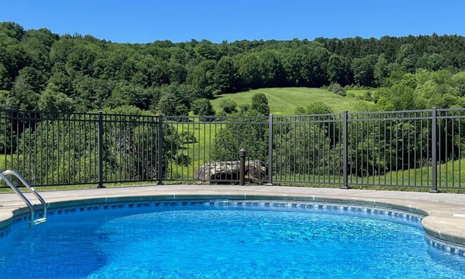 Fly Creek House | Coop Diamonds - Honey Joe Acres, sleeps 4, Private heated pool