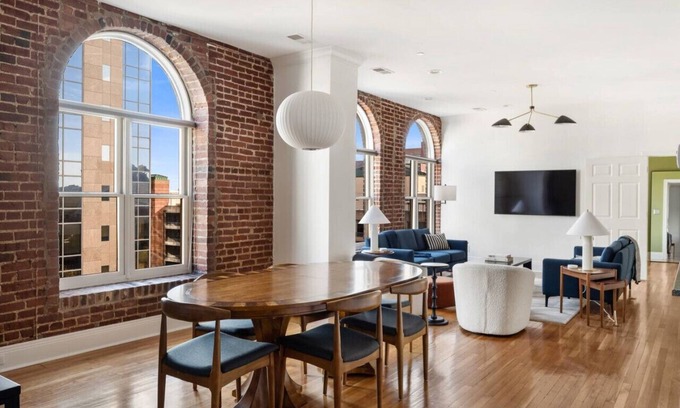 Downtown Louisville Condo | Corner Penthouse at the Historic Levy Building