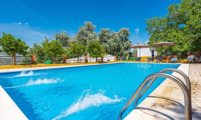 Carcabuey House | Cortijo Masegal, with tennis and basketball court, BBQ, chiringuito in the centre of Andalusia.