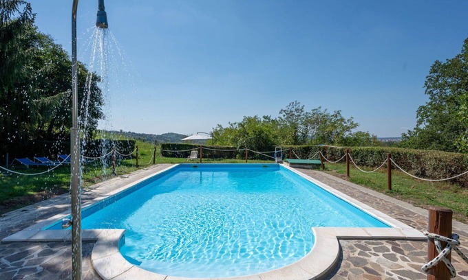 Azzano d'Asti Villa | Cosy apartment in villa for 6 guests with pool, WIFI, terrace and pets allowed