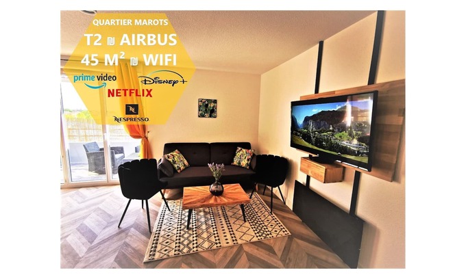 Colomiers Apartment | COSY T2 ₪ SECURE RESIDENCE ₪ AIRBUS ₪ SWIMMING POOL