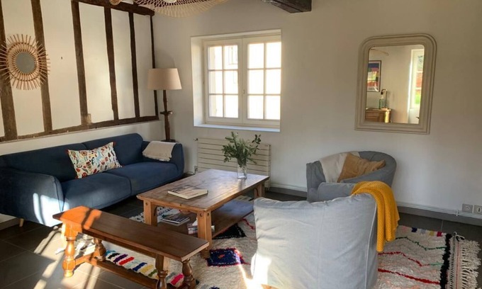 Dangu House | Country house with pretty walled garden 1 hour from Paris