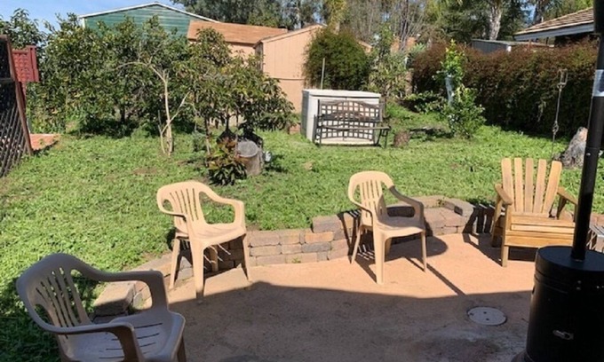 Valley Center House | Country Quiet House in Organic 20 acre walking Grove