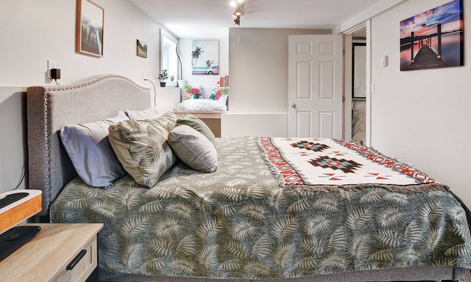 Heritage Downtown House | Cozy 1-BR suite with ocean views, full kitchen, projector, and garden