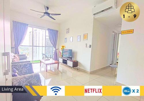 Shah Alam Apartment | Cozy 3R2B Relaxing Skyline Views #GA1