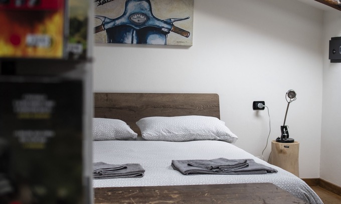 Citta Alta Apartment | Cozy attic room with memorable view