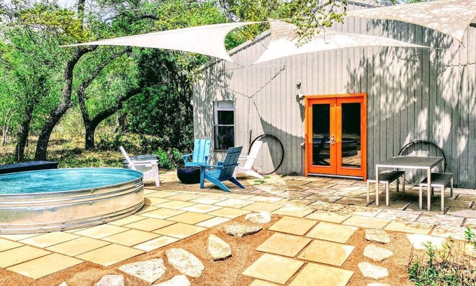 Dripping Springs Other | Cozy Cabin w Pvt Heated Pool Under Epic TX Stars