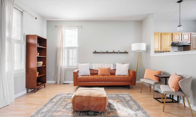 Near Northside House | Cozy Downtown Escape! Hot tub and Modern Touches