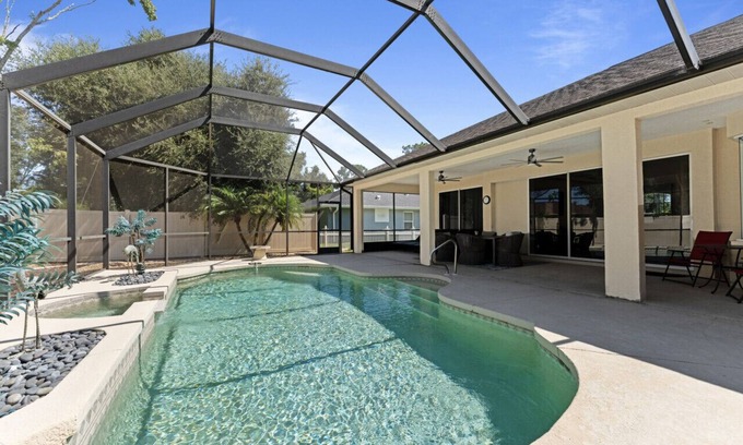 North Port Apartment | Cozy Escape: North Port 3BR with Heated Pool