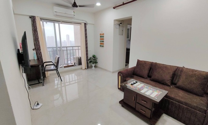 Thane West Apartment | Cozy Fully Furnished 1-bedroom apartment with Kitchen, WiFi in lovely Thane