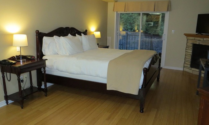 Piedmont Condo | Cozy loft for two with king bed and even a kitchenette . Rest, romance or work
