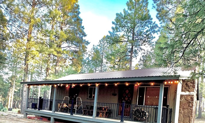 Heber Cabin | Cozy, quiet picturesque cabin in the pines & perfect escape from the heat!