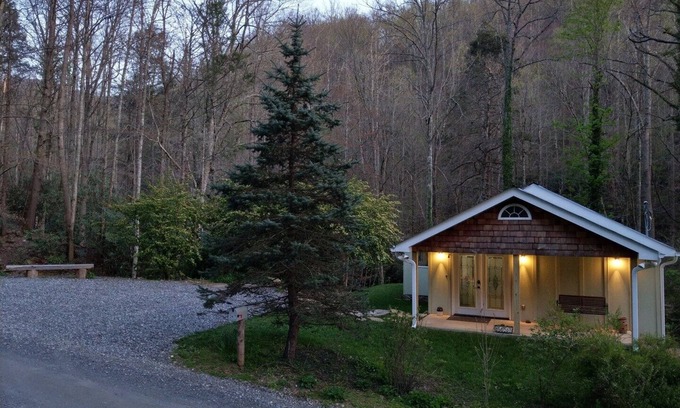 Weaverville Cabin | Creekside Retreat on the Creek with fire pit