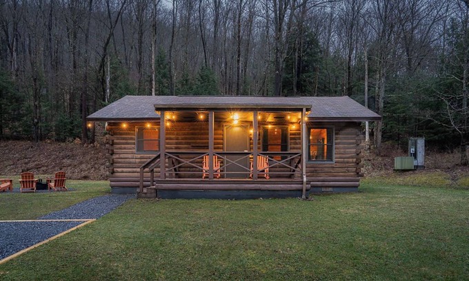 Mills Cabin | Custom Log Cabin #3 | Denton Hill State Park