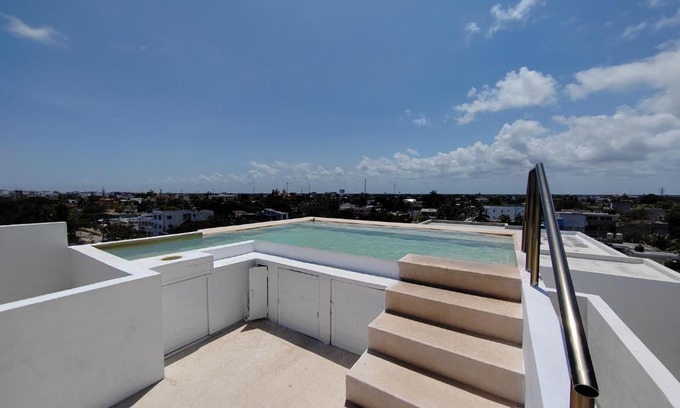 Luis Donaldo Colosio Apartment | Cute Apt In Playa Steps from Beach Private Terrace & Pool By Yeah