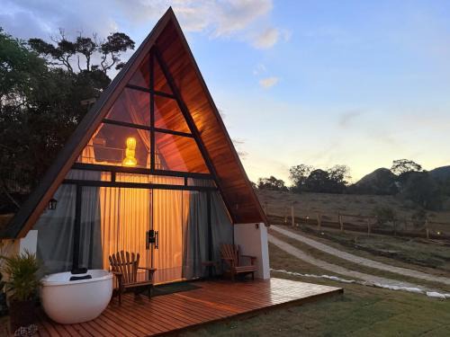 Goncalves Ski Chalet | Dalbérgia Chalés - Mantiqueira MG