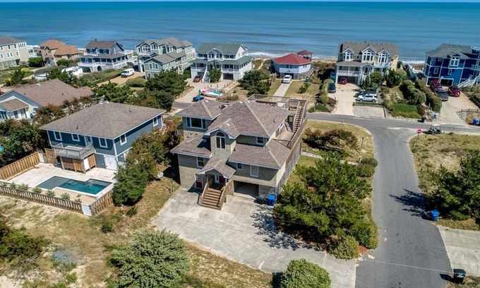 Carolina Dunes House | Dancing Dolphin | 240 ft from the beach | Private Pool, Hot Tub, Dog Friendly | Duck
