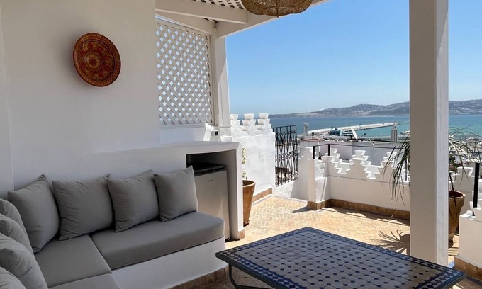 Marshan House | Dar Sharqi, Authentic Riad with Panoramic Sea View in Tangier