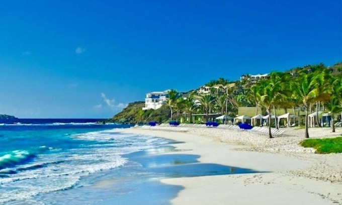 Oyster Pond Villa | Dawn Beach Club Villa sleeps 8! shared with JW Marriott Beach Resort and Spa
