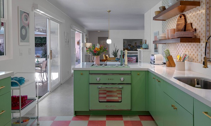 Old Las Palmas House | Dazzling MId-Century in P.S. Uptown Design District, 40 x 18' Pool, Spa, Views