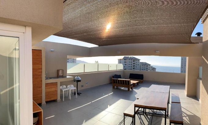 Papudo Apartment | Departamento Familiar con Terraza Panorámica y a Pasos de la Playa en Punta Puyai