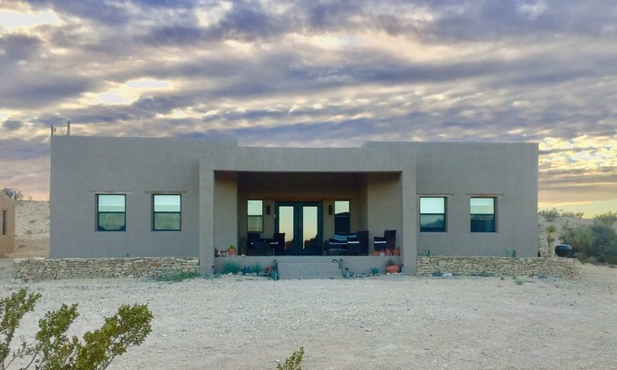 Study Butte-Terlingua House | Desert Sky Hideaway: Modern Home near the Terlingua Ghost Town. 3 bedrooms. 2 ba