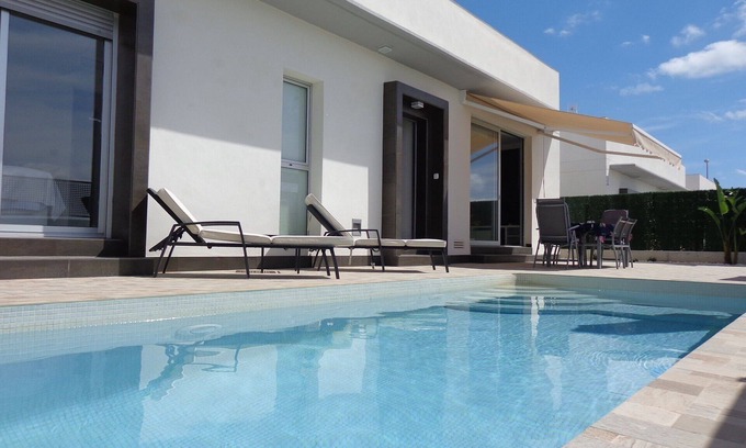 Rojales Villa | design villa priv pool sea 4 km, laguna 1 km, golf 2 km, free wifi