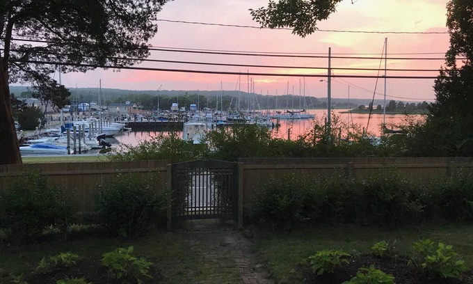 East Hampton House | Designer Home Overlooking Marina with spectacular Sunset Views