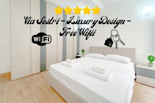 Sestri Ponente Apartment | Designer Suite - Luxury - Via Sestri - Free WiFi