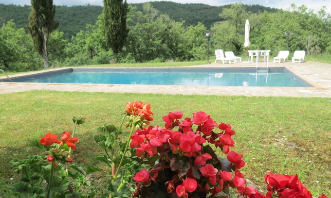 Gaiole in Chianti Cottage | Detached house in heart of Chianti Classico,pool,quiet panoramic position,WLAN