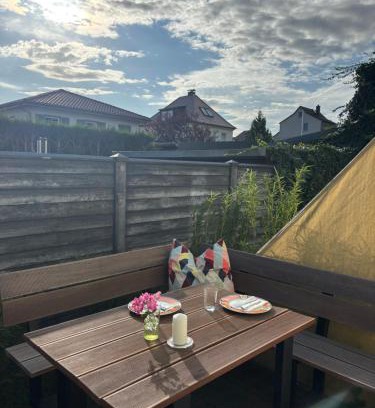 Stotteritz Apartment | die Senfbude - wunderschöne Apartments für 4 Personen mit Terrasse & Stellplatz