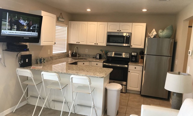 Cocoa Beach Condo | Direct Ocean Front Condo Tastefully Remodeled! Steps to the sand!