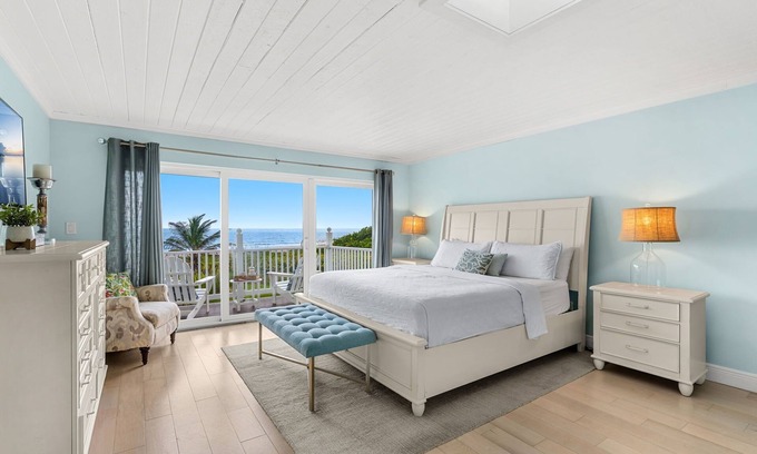Indialantic By The Sea House | Direct Oceanfront Indialantic Getaway – Balcony, Patio & BBQ Grill!