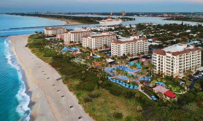 Palm Beach Shores Hotel | Discover Paradise at Marriott's Ocean Pointe; two bedroom bedroom