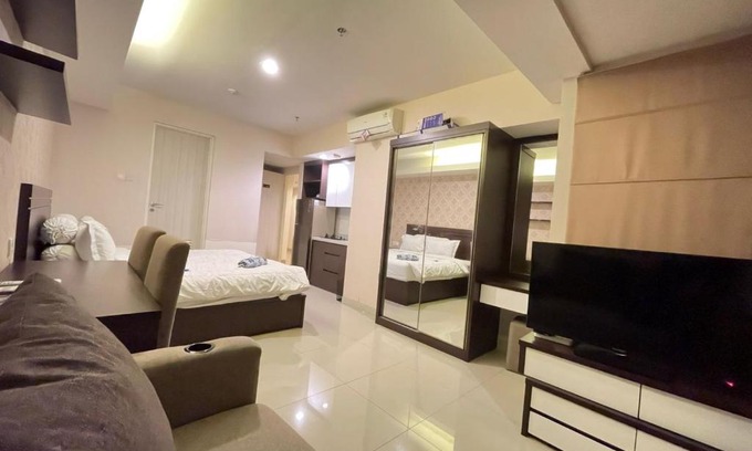 Pekayon Jaya Apartment | DISEWAKAN 1 UNIT 1BR INCLUDE SOFA BED WiFi Youtube Netflix