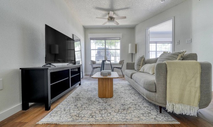 Gateway Apartment | Divine Gateway 1BR w/Gym, Pool, nr Stadium, by Blueground