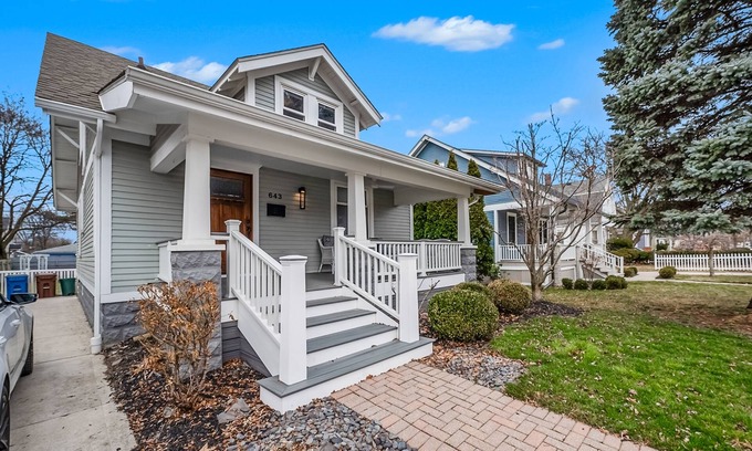Plymouth House | Dog-friendly, historical home with cookout-ready backyard, home office, AC & W/D