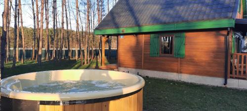 Szczytno House | Domek na Mazurach w zagajniku przy jeziorze