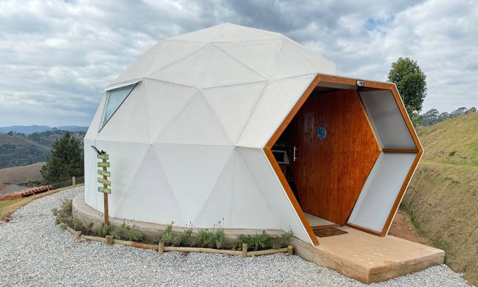 Campos do Jordao House | Domo Geodésico om Banheira 10 min do Centrinho Turístico